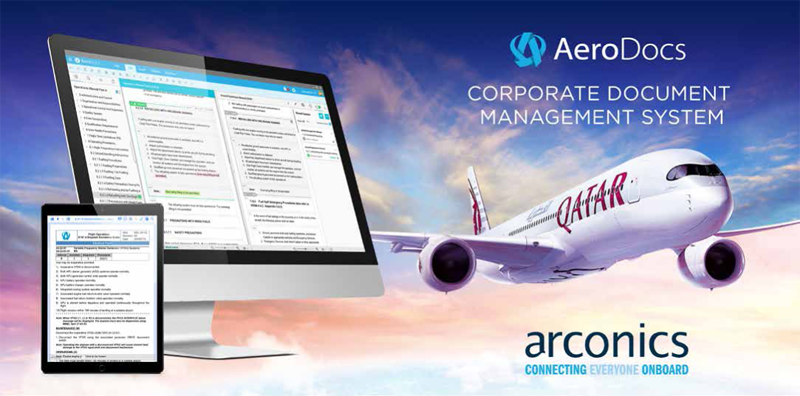Qatar Airways Goes Live with AeroDocs Software by Arconics