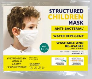 Children’s Structured Protective Face Mask - 4-8 years