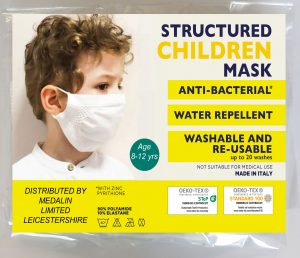 Children’s Structured Protective Face Mask - 8-12 years